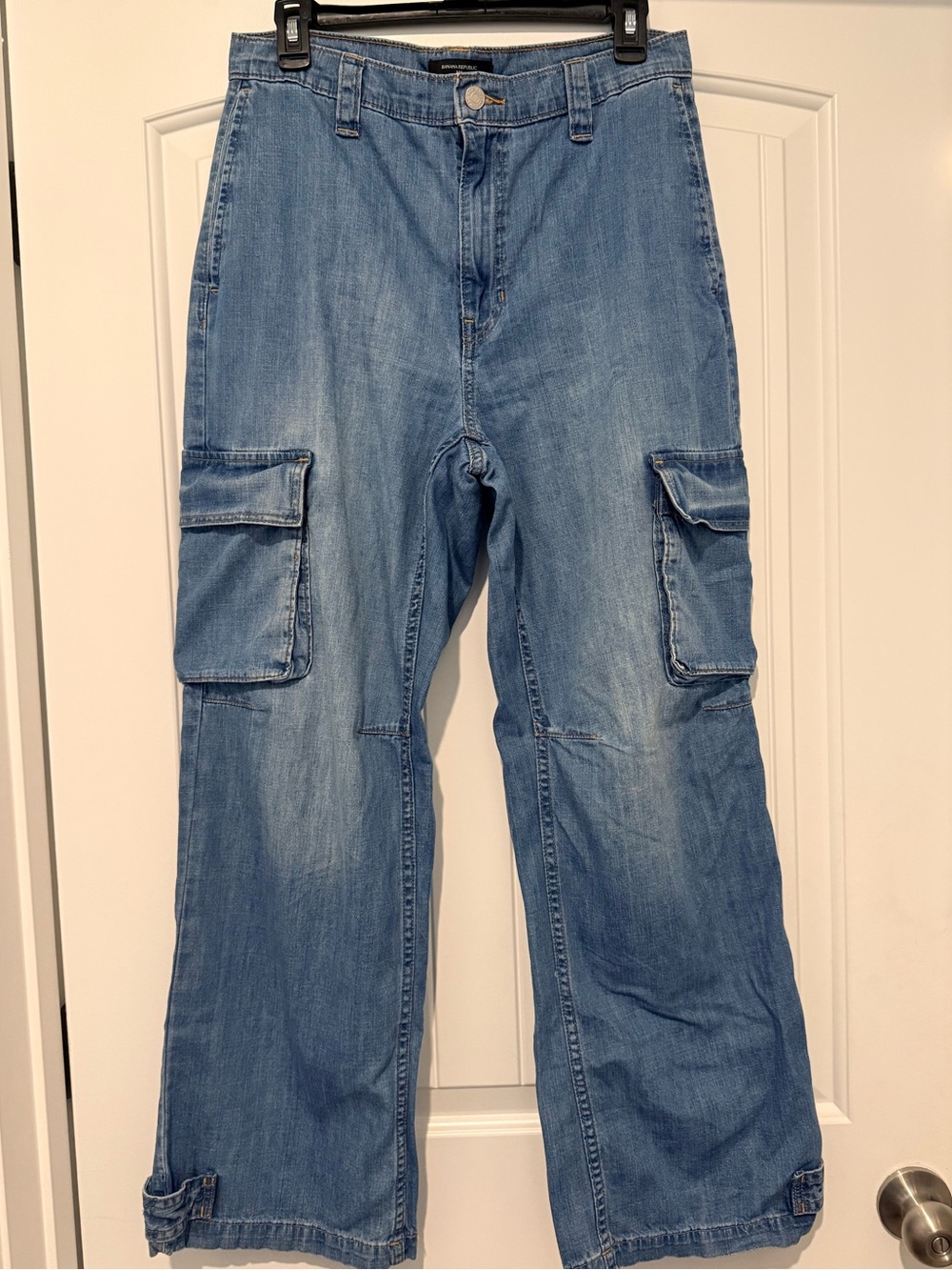 Banana Republic Cargo Barrel Jeans